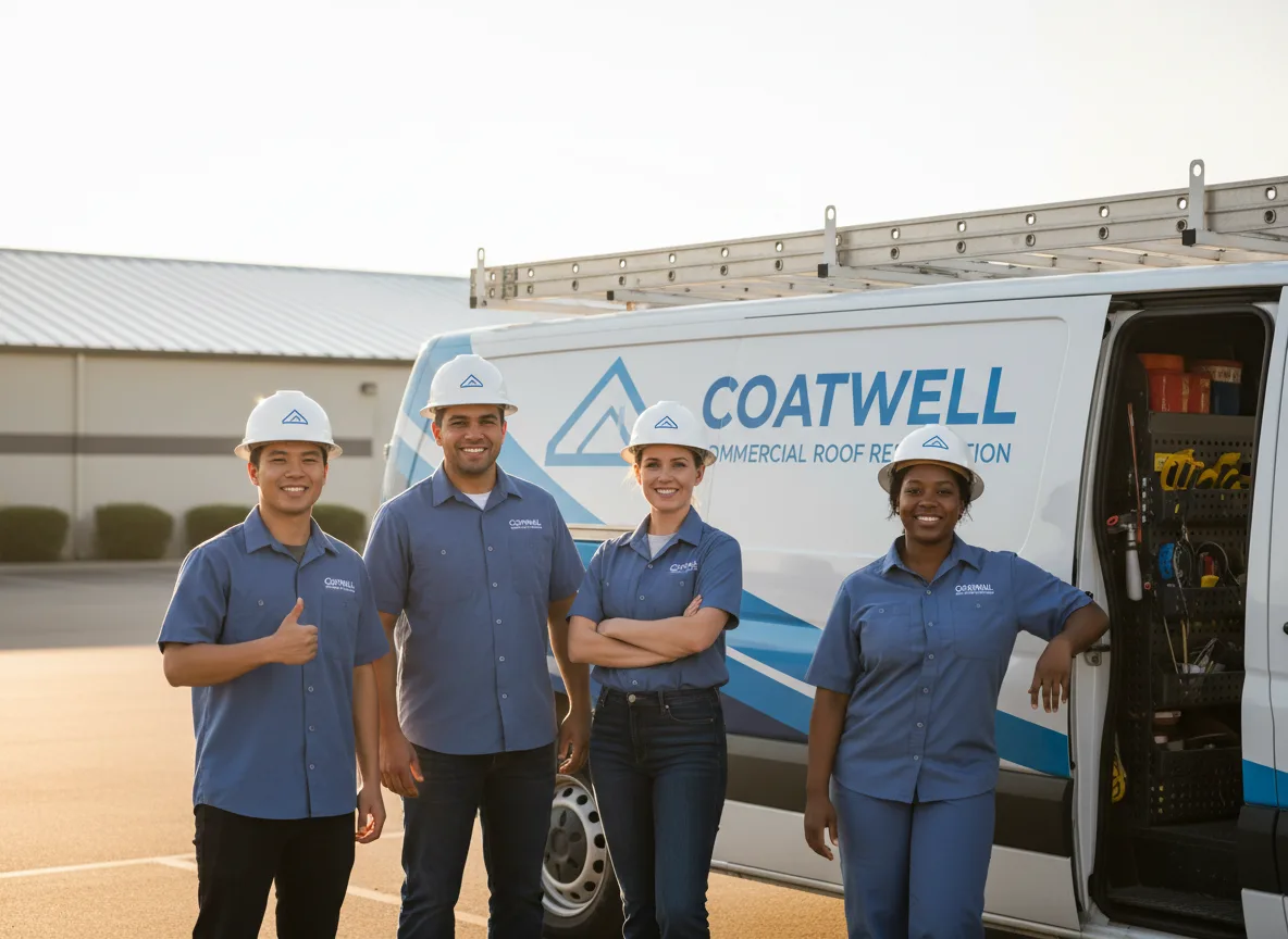 Commercial roof coating company in Howard, GA